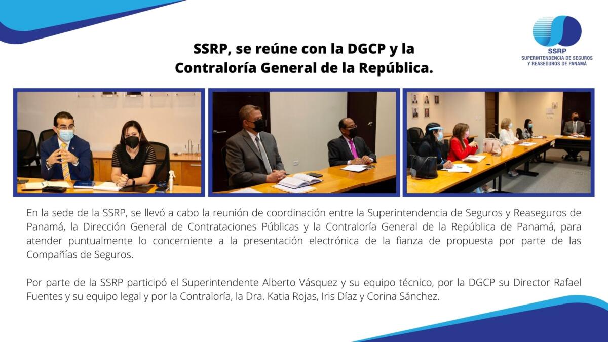 SSRP se reúne con la DGCP y la Contraloría General de la República.